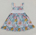 Mamas Girl Blue Floral Dress