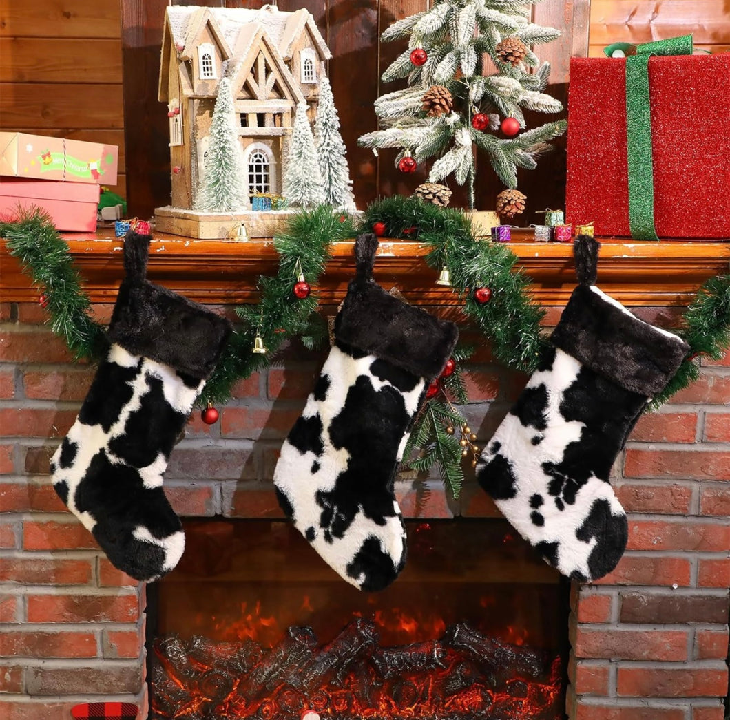 SUPRISE MY BABY WITH A Filled Cowprint Mystery Stocking!