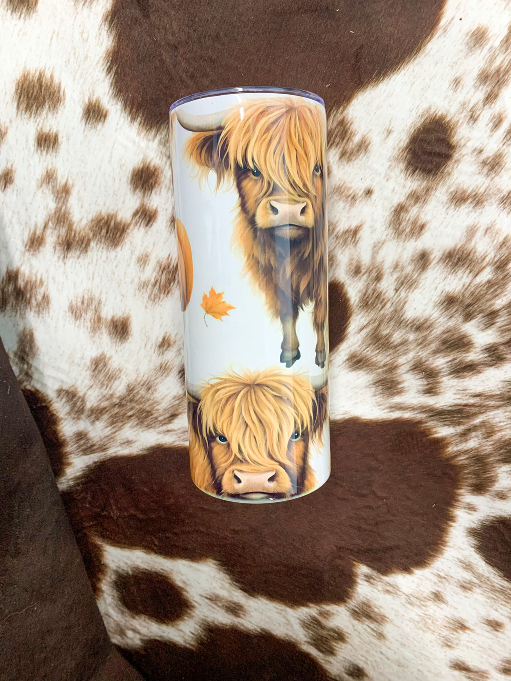 Highland Orange Pumpkin Tumbler