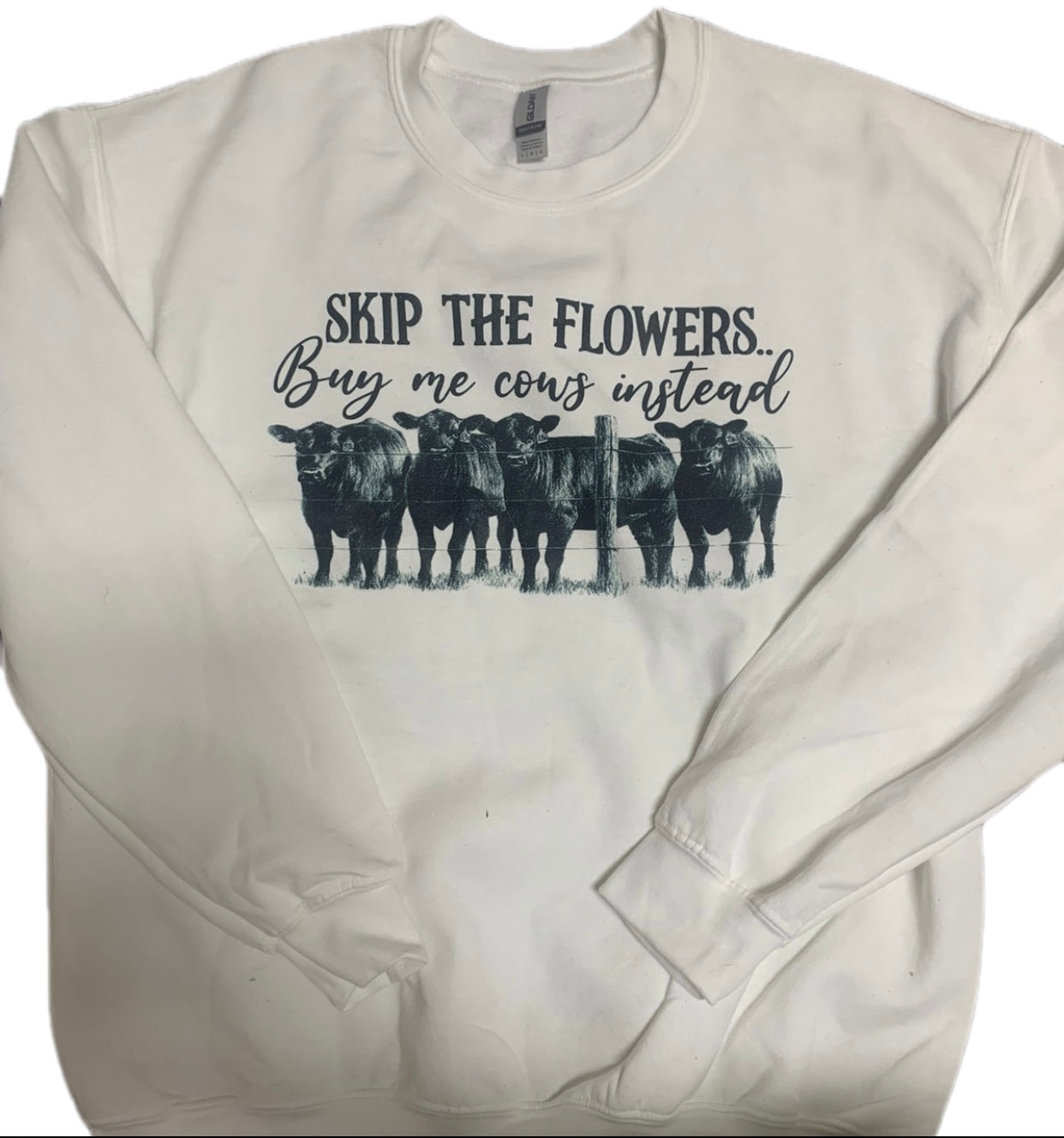 Buy Flowers Instead Of Cows Sweatshirt