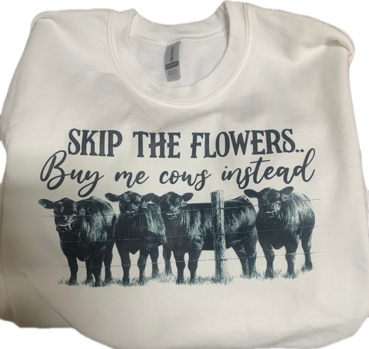 Buy Flowers Instead Of Cows Sweatshirt