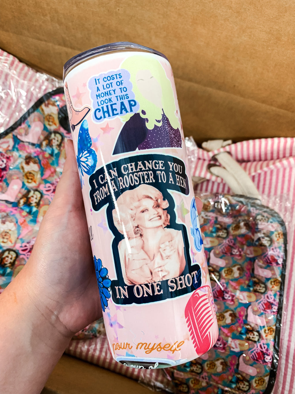 Pink Dolly Tumbler!