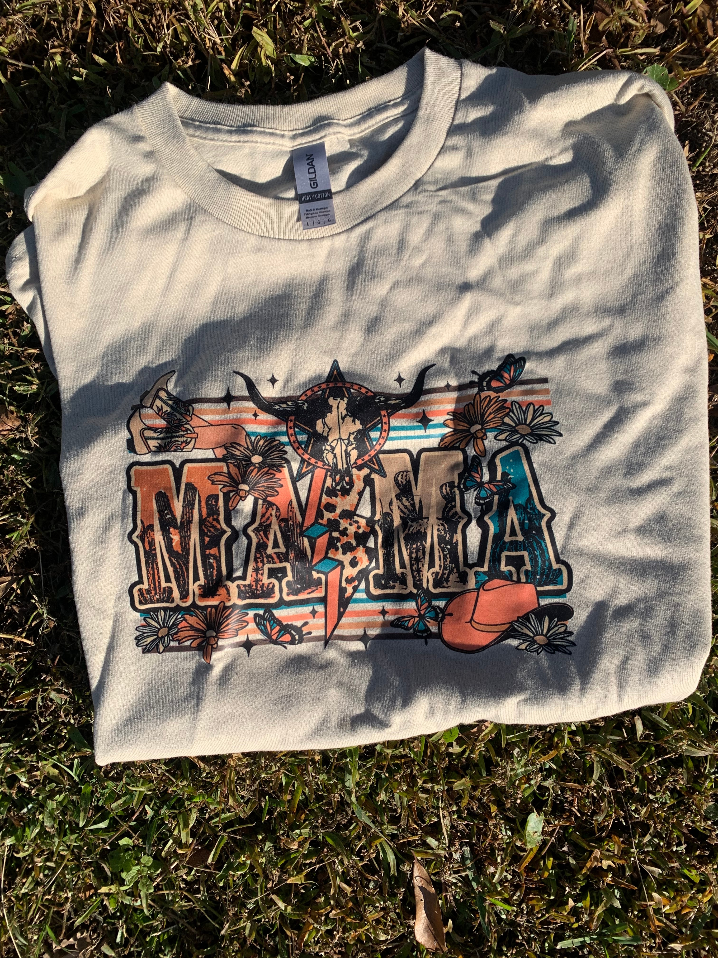 Western Mama Tan Shirt