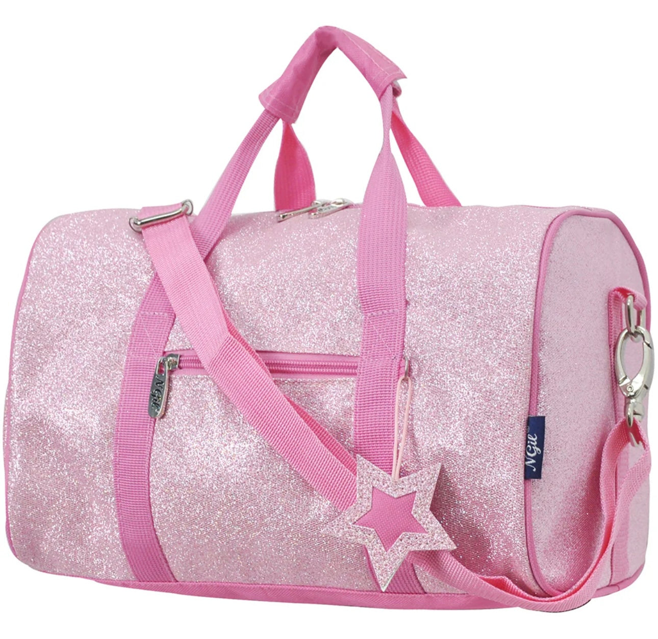 Pretty In Pink Sparkle Duffle Bag