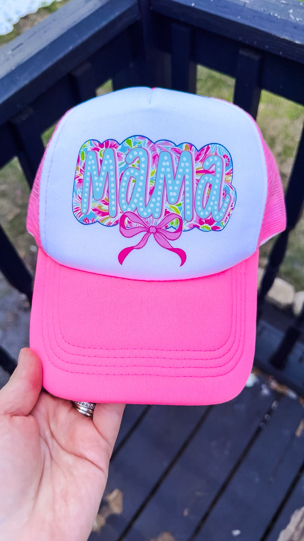 Mama Pink Trucker Hat!