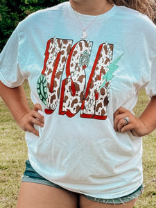 USA Brown Cow T-Shirt
