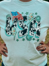 Load image into Gallery viewer, Western Cow USA T-Shirt
