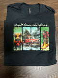 Small Town Christmas Shirt Black