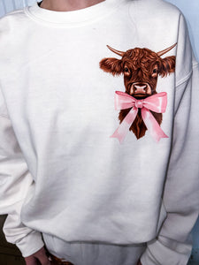 Corquette Cow Sweatshirt