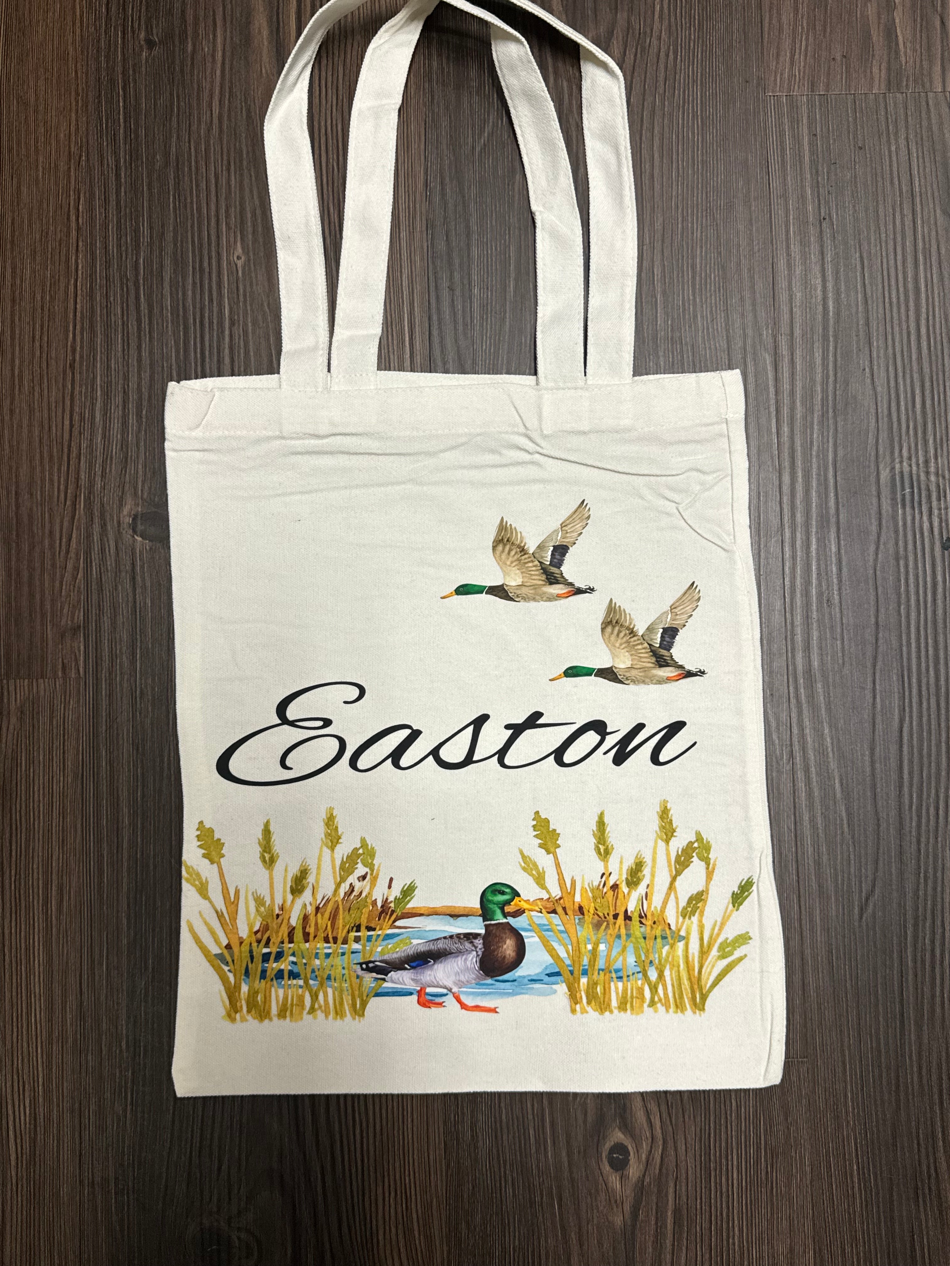 Custom Duck Easter Basket Bag