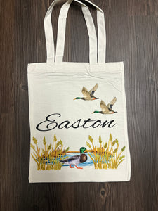 Custom Duck Easter Basket Bag