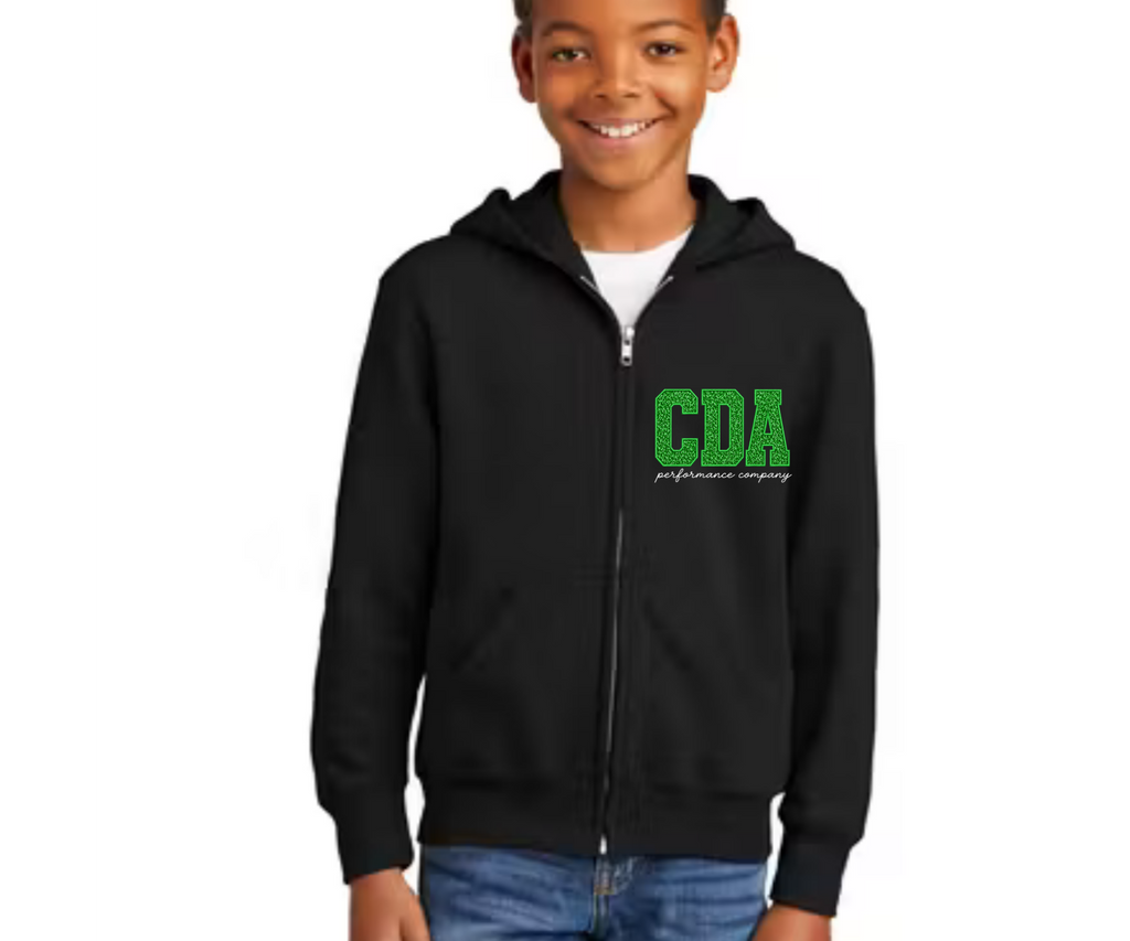 Emeralds Performance Company Hoodie Zip Up Jacket