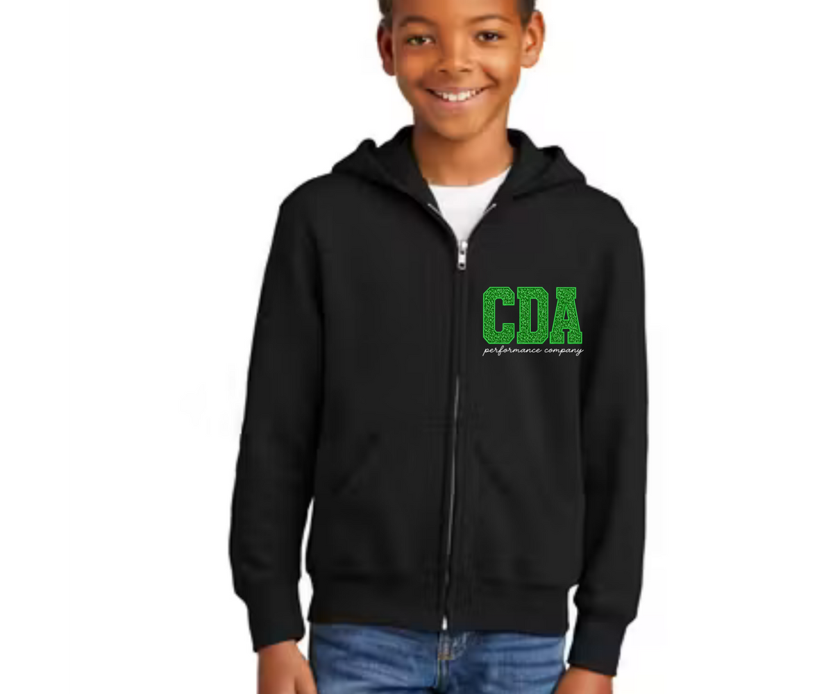 Emeralds Performance Company Hoodie Zip Up Jacket