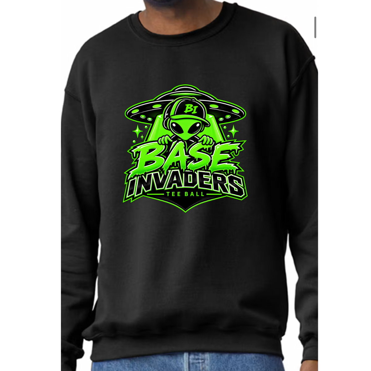 Base Invader Adult Sweatshirt
