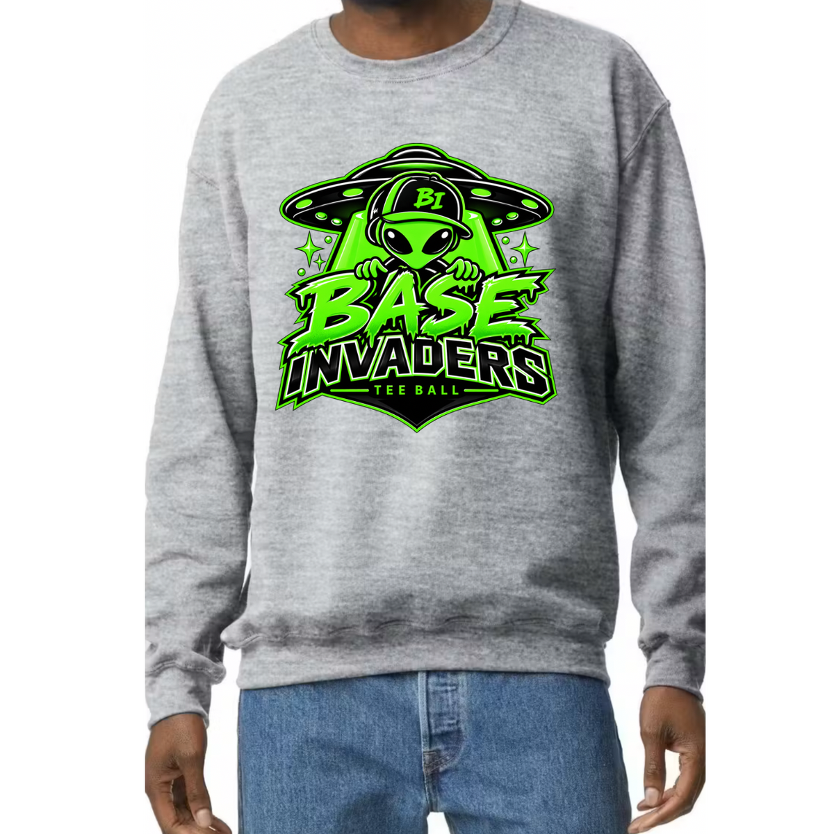 Base Invader Adult Sweatshirt