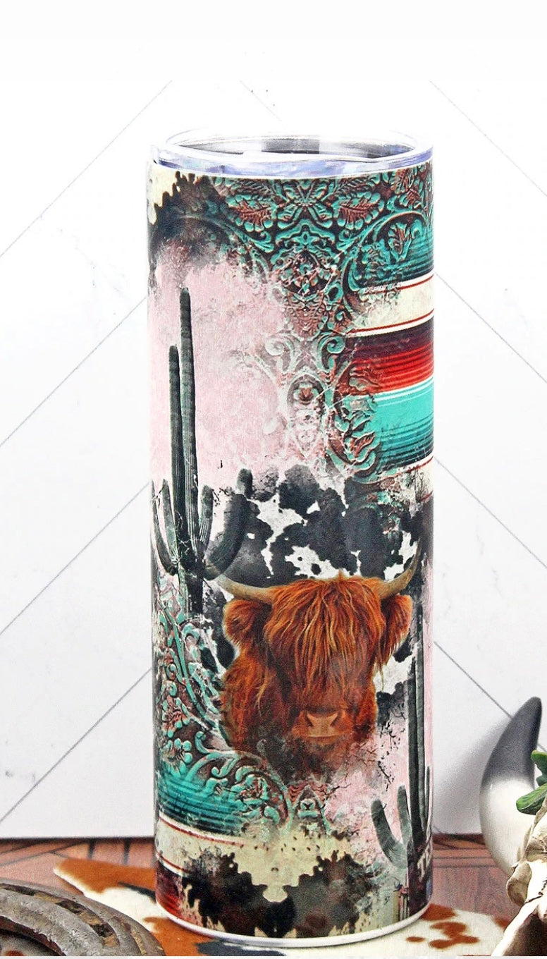 HIGHLAND COW TUMBLER