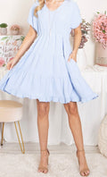 Blue Spring Time Dress