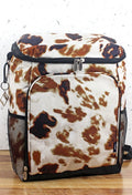 COW PRINT COOLER BACKPACK