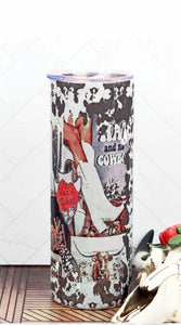 Cowgirl boots tumbler