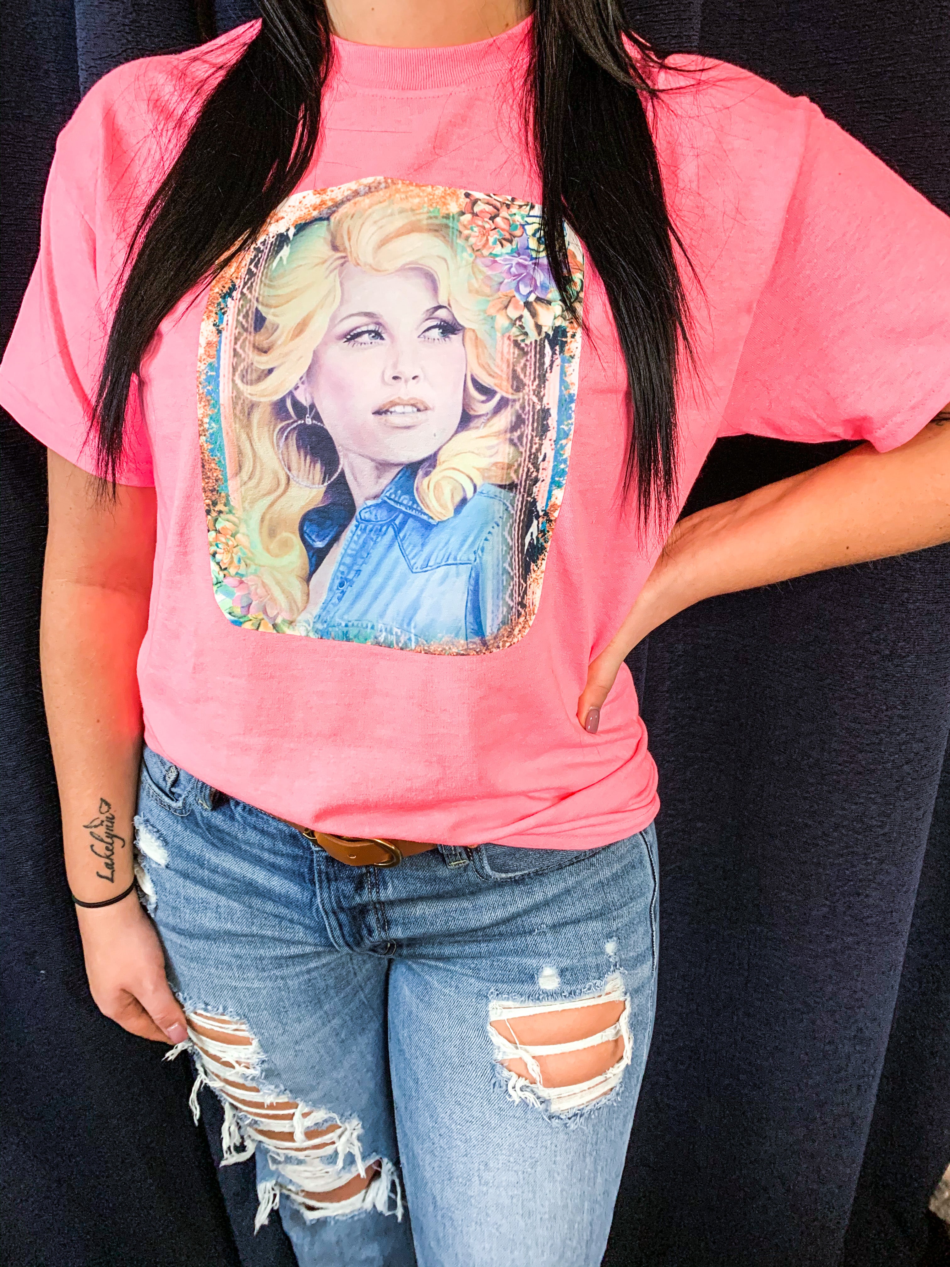 Pink Dolly Parton T-Shirt