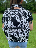 Deja Moo Cow Diaper Bag Backpack