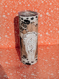 Skull Cowprint Tumbler