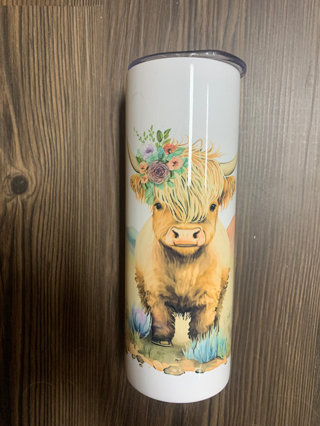 Highland Cow Desert Tumbler