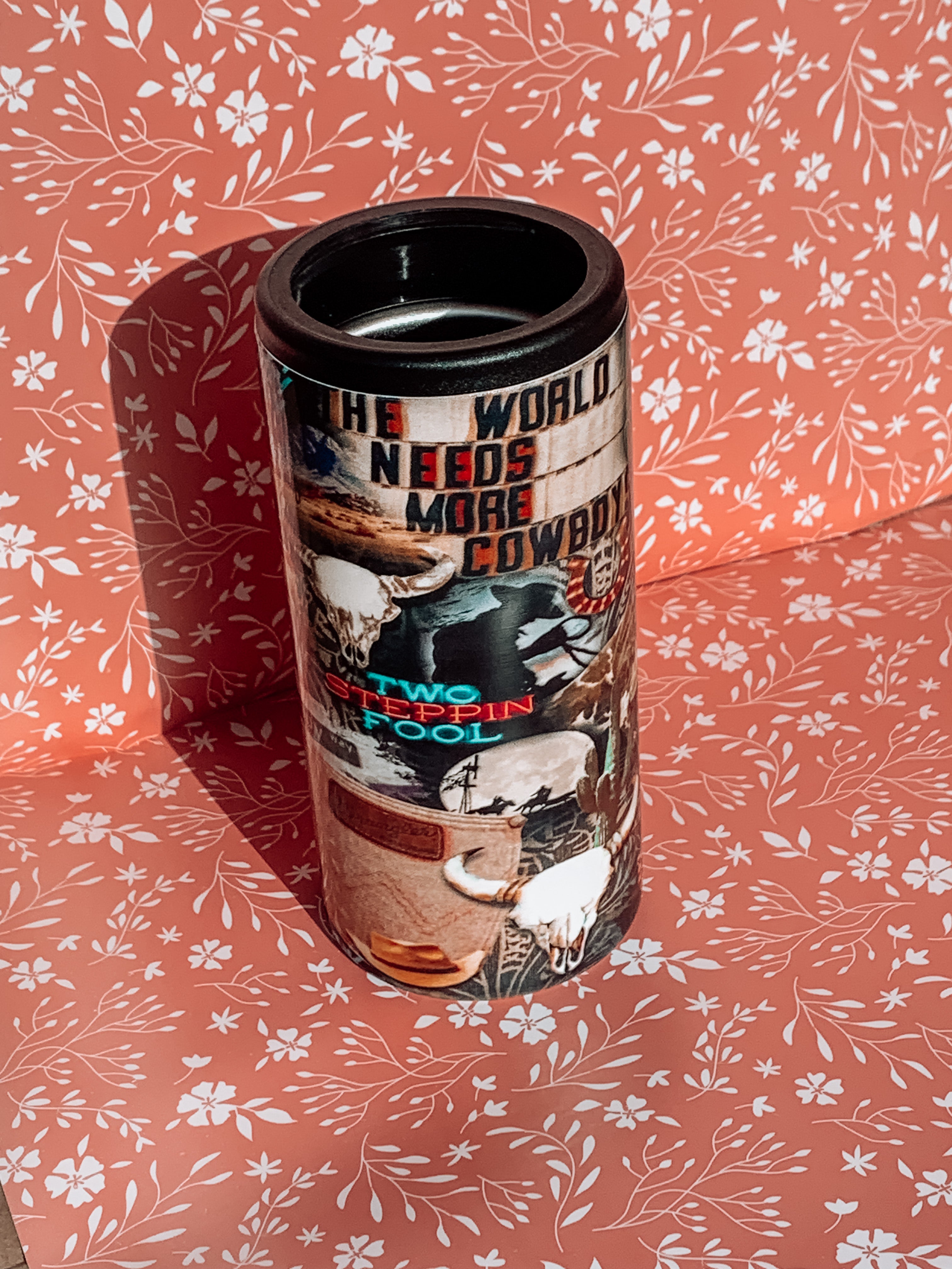 World Needs More Cowboys Hard Can Koozie