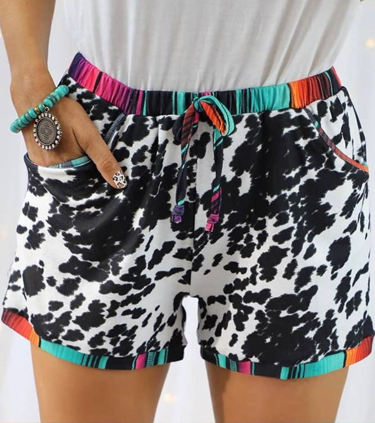 Colored Cow Shorts